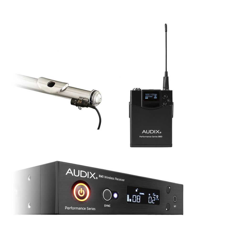 Audix AP41FLUTEB Wireless Flute Mic Sys FreqB Body Condenser