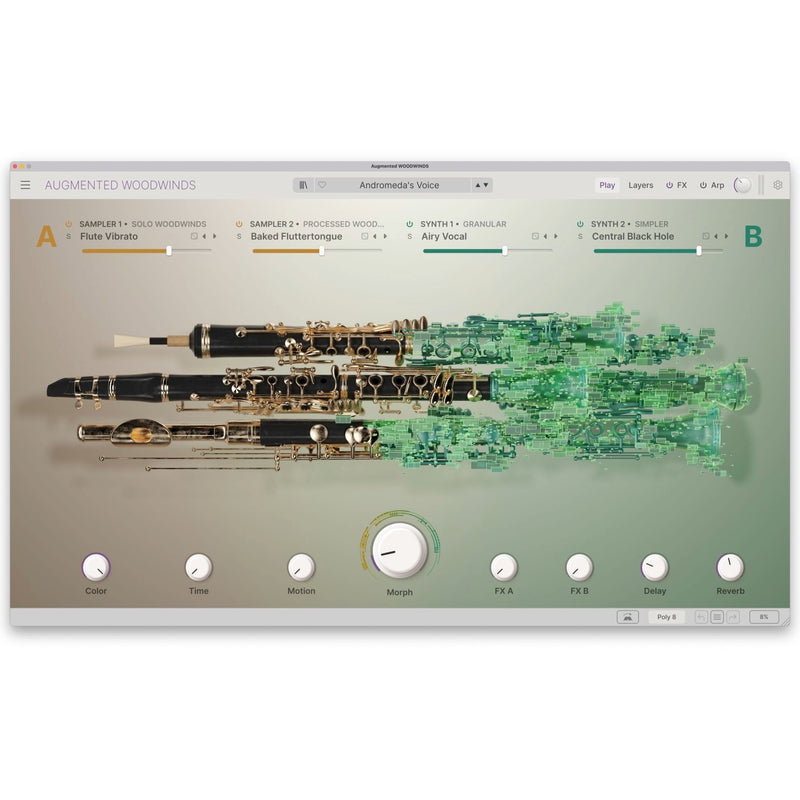 Arturia Augmented WOODWINDS License | Acoustic instruments reinvented