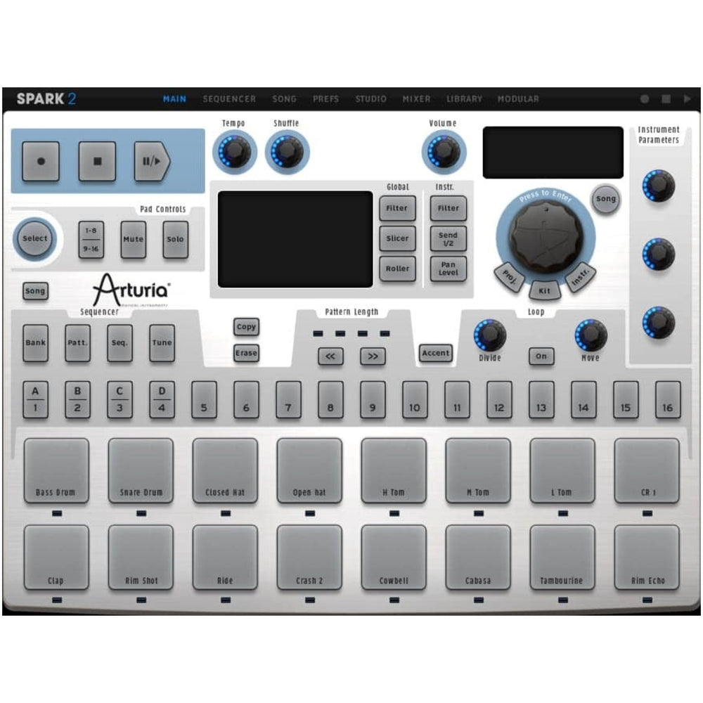 Arturia Spark2 | Spark2 software