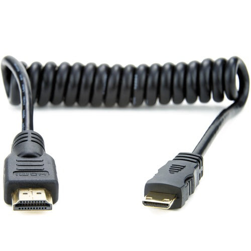 Atomos Coiled Mini To Full HDMI Cable 50cm