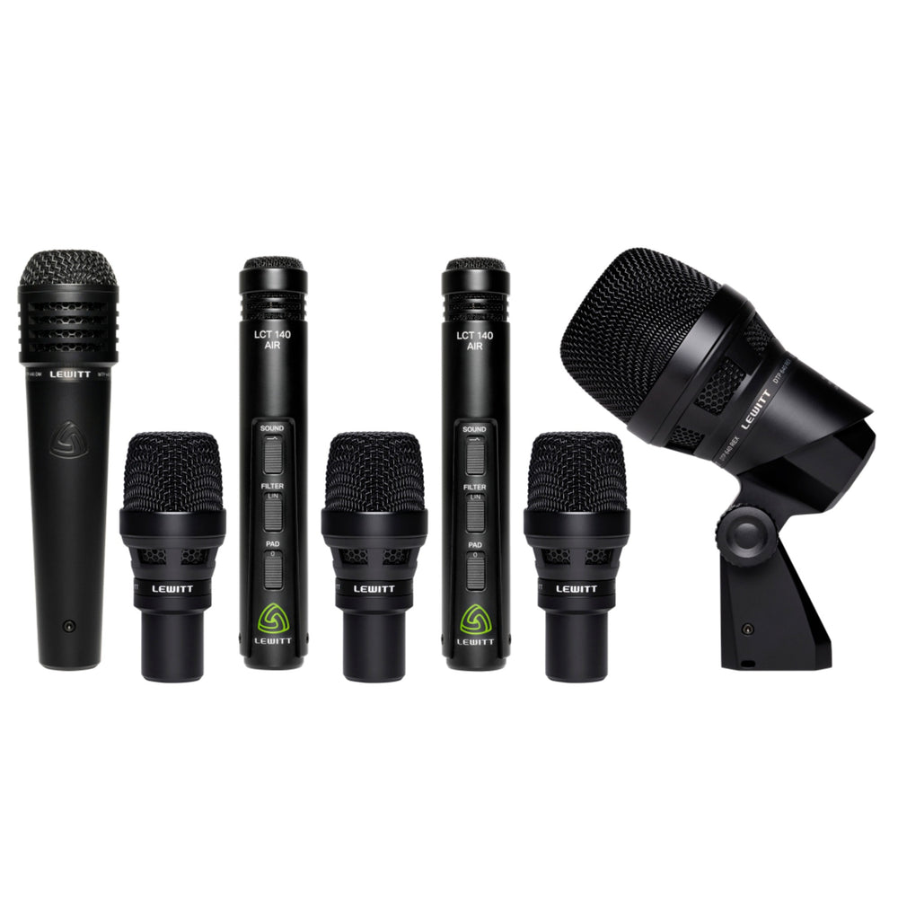 Lewitt BEATKITPRO 7-Piece Drum Microphone Set W/Case