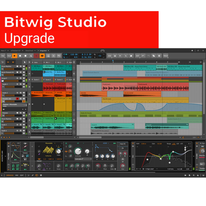 Bitwig Studio (Upgrade From Essentials/16-Track)