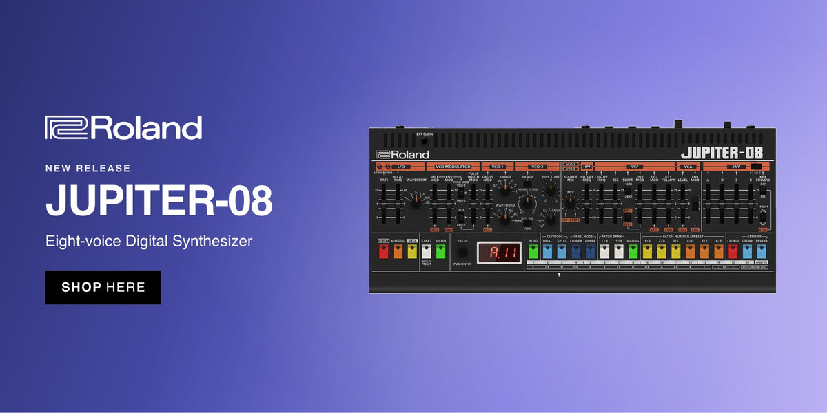 New release: Roland Jupiter-08 - Eight-voice Digital Synthesizer at Moog Audio