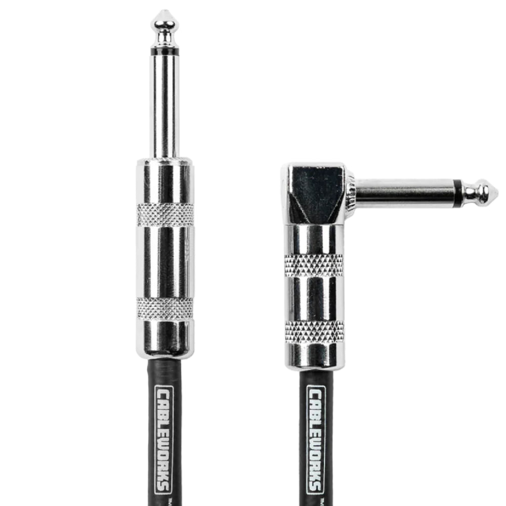 Gator GCWH-INS-20RAQT Strt To Ra Instrument Cable 20Ft