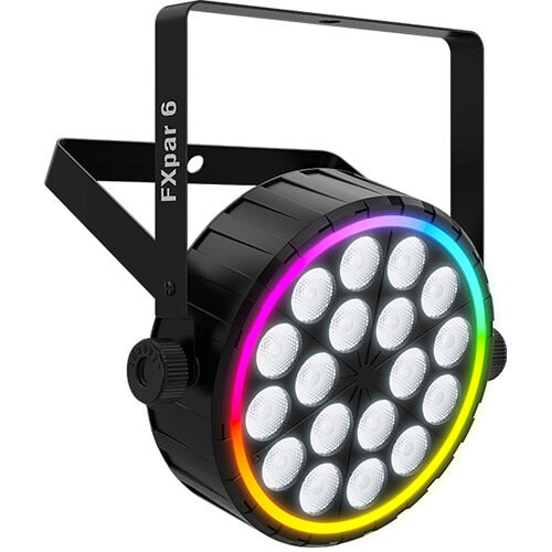 Chauvet DJ FXPAR6 RGBW LED Wash avec anneau extérieur RGB