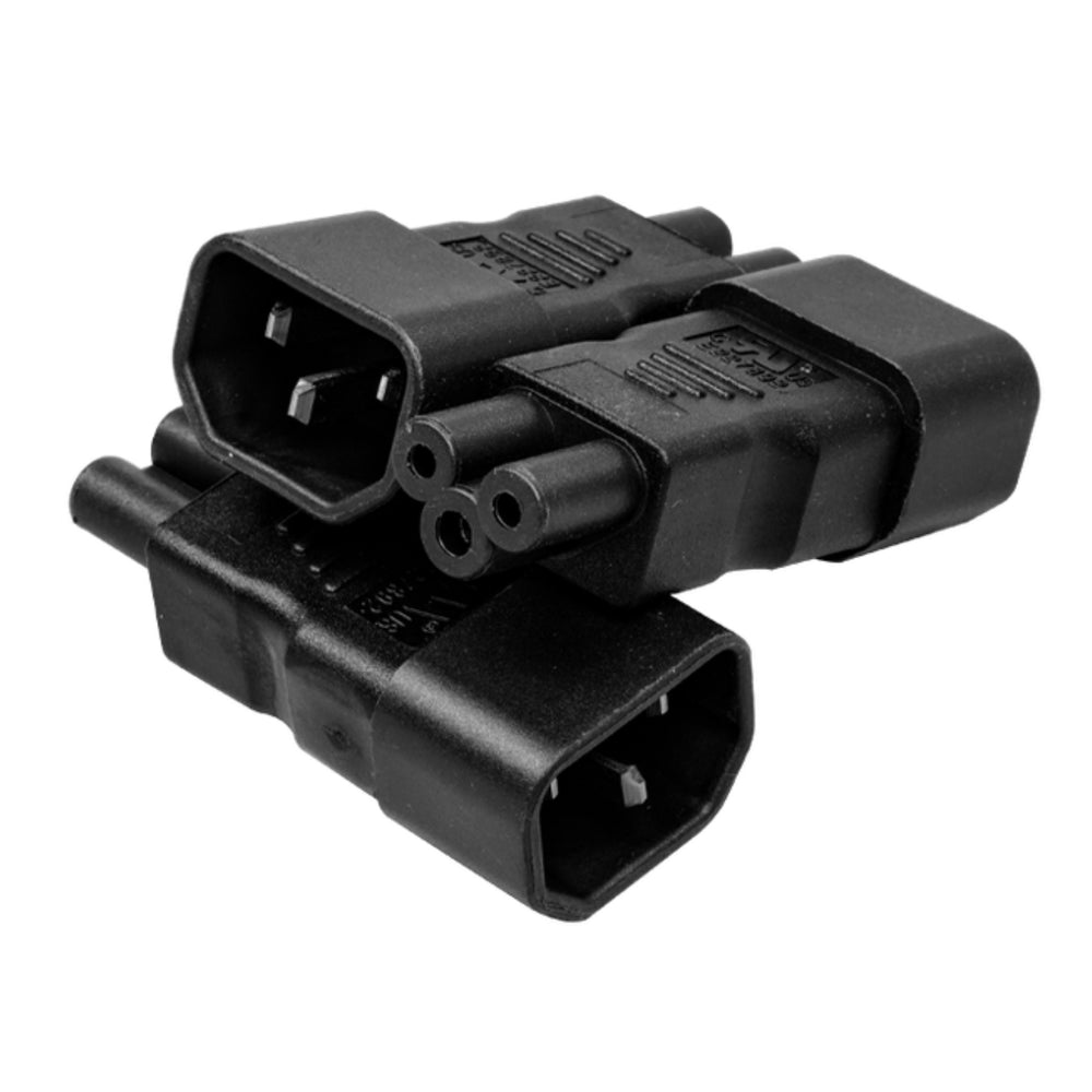 Cioks Link - Mains link adapter, IEC C14 to C5