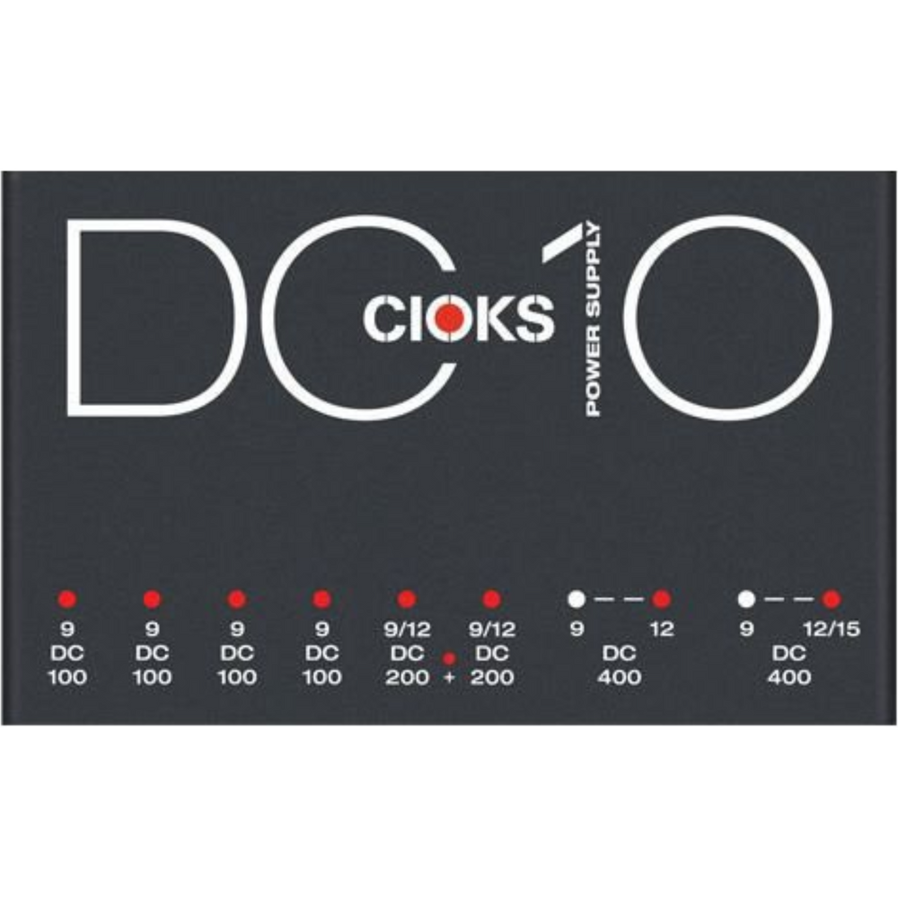 Cioks DC10 - 10 Outlets in 8 Isolated Sections, 9, 12 and 15