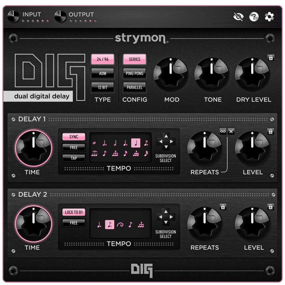 Strymon DIG Dual Digital Delay Plug-in