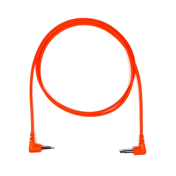 Câble patch Eurorack Tendrils coudé à droite 90 cm Rouge Lot de 6