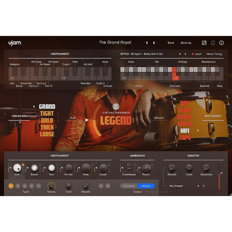UJAM Virtual Drummer LEGEND