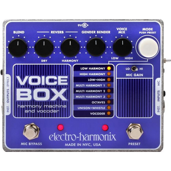 Electro-Harmonix Voice Box Harmony/Vocodor Pedal
