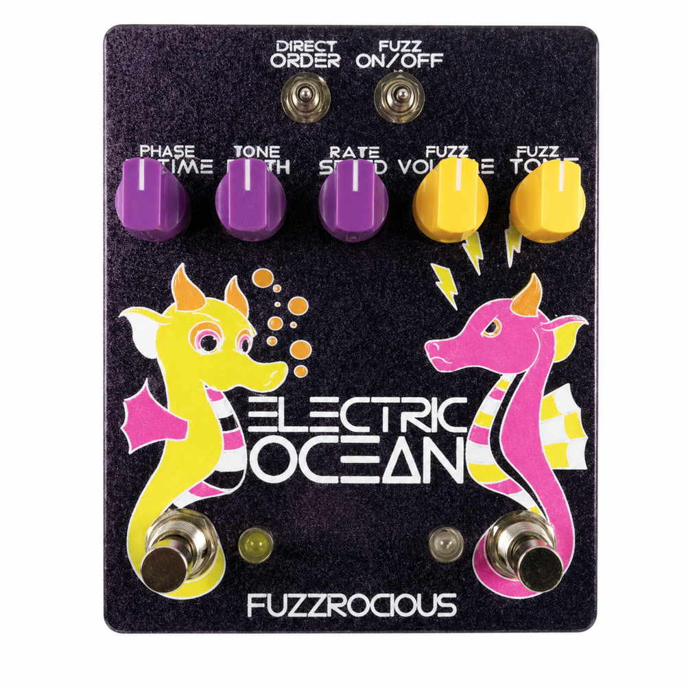 Fuzzrocious Pedals Electric Ocean Fuzz/Phaser