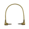 Tendrils Right Angled Eurorack Patch Cable 15Cm Gold 6 Pack