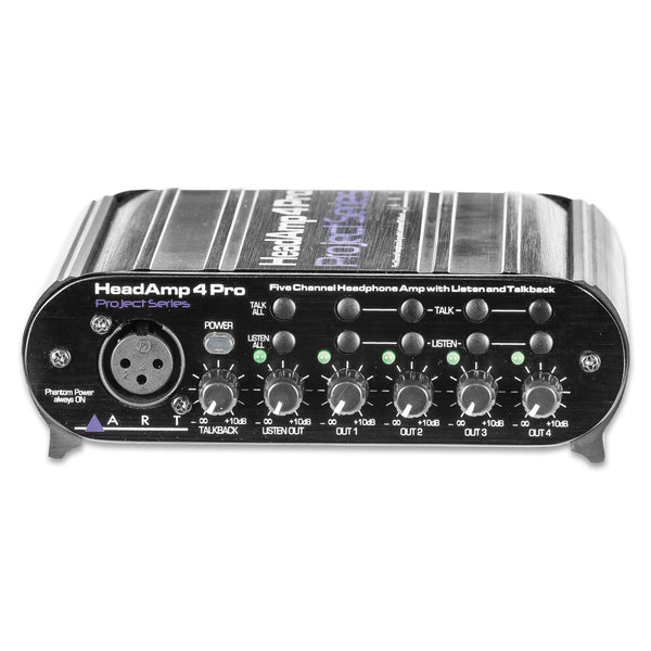 Art Pro Audio HeadAmp4Pro with Aux Inputs & Talkback