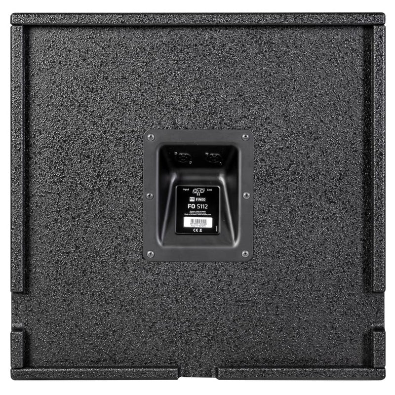 HK Audio FINEO FO S112 BLK 1x12" 1200W Bass Reflex Passive Subwoofer