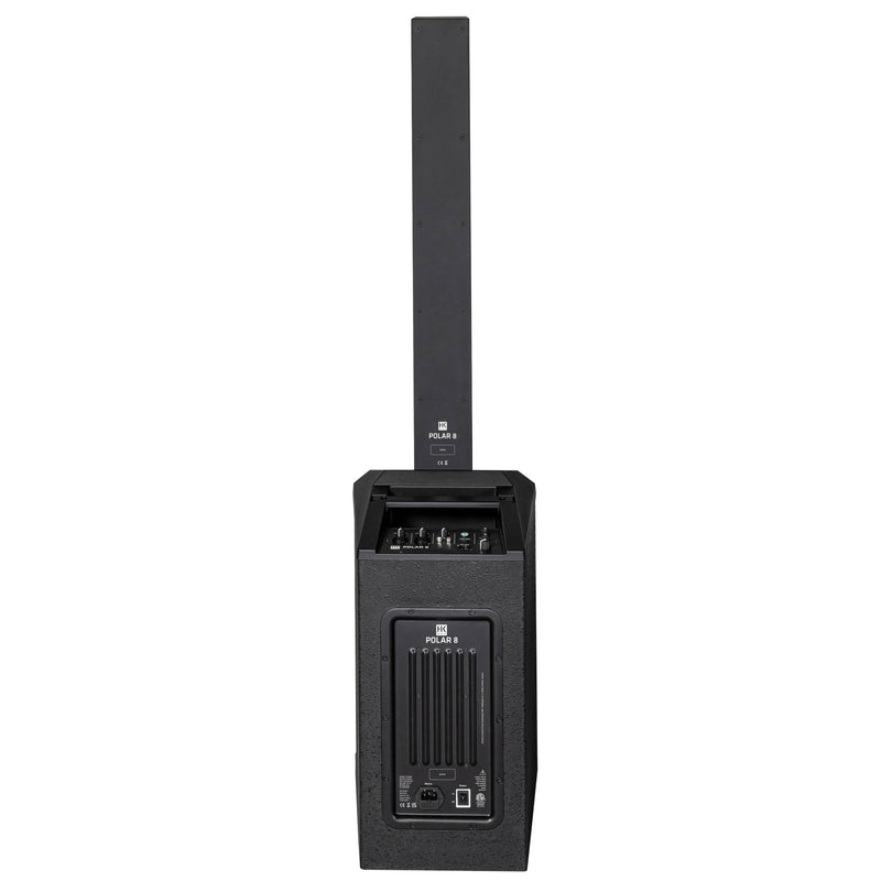 HK Audio POLAR 8 Bluetooth Enabled 1200W 8" Active Column Speaker System with Subwoofer 118 dB