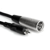 HOSA XRM-103 Unbalanced Interconnect, RCA to XLR3M 3ft