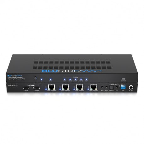 Blustream 4-Way 4K HDBaseT Splitter with Audio Breakout (v2)