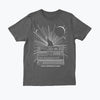 Cats On Synthesizers In Space -  Grey T-Shirt - Small