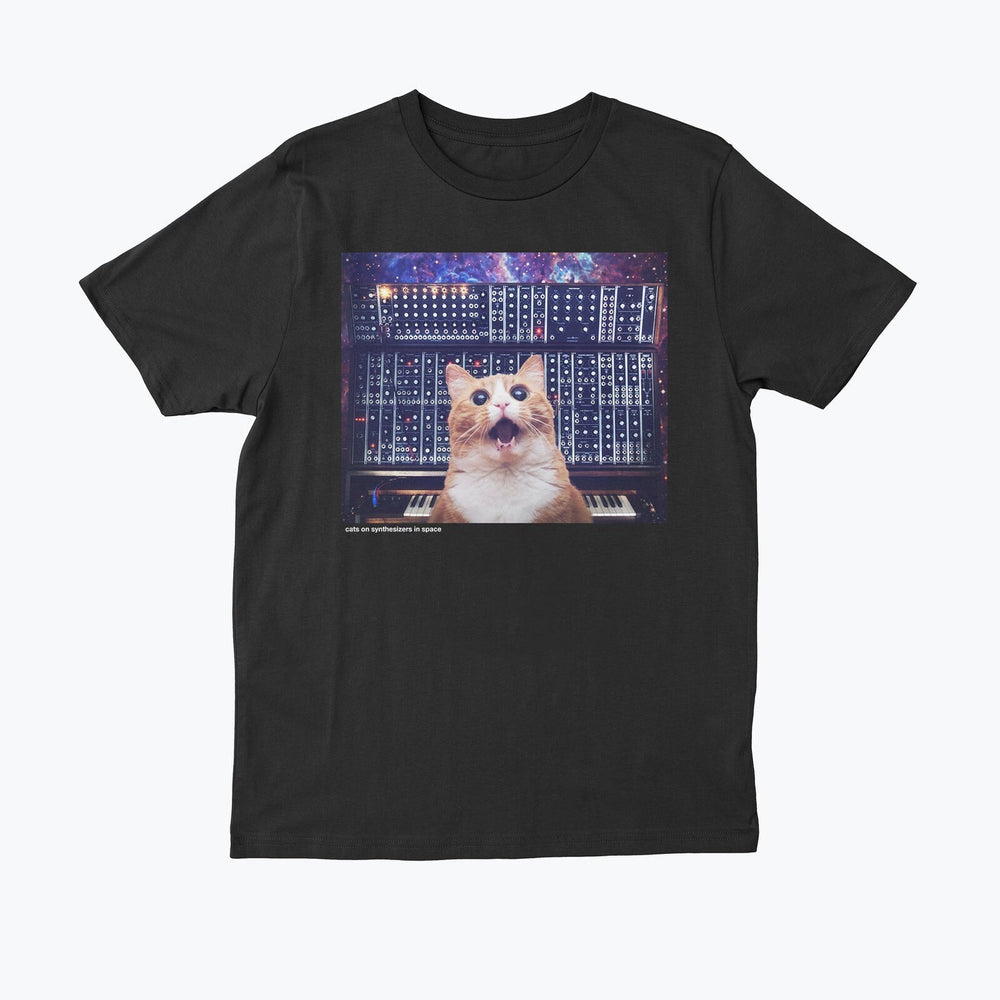 Cats On Synthesizers In Space -  Modular T-Shirt - Large