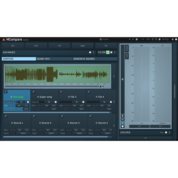 Melda MCompare - Reference Tool For Mixing & Mastering