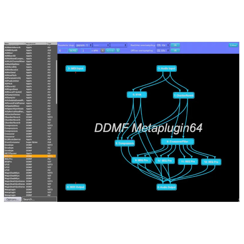 DDMF Metaplugin - Plugin Chainer, Vst/Au/Rtas/Aax Wrapper