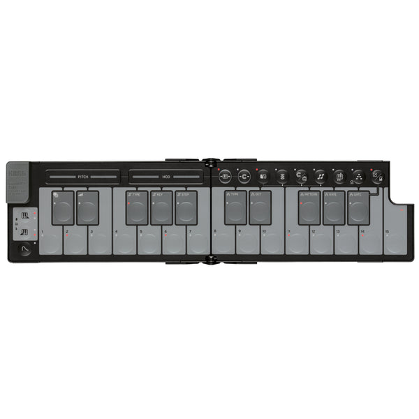 Korg nanoKEY Fold Foldable Pocket Size MIDI Keys - Black