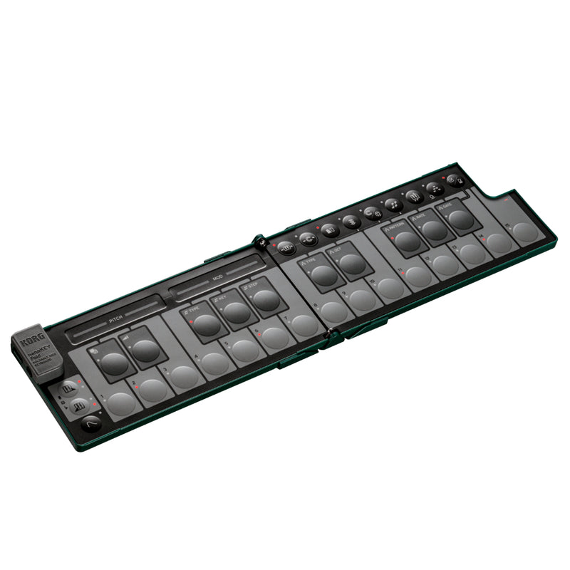 Korg nanoKEY Fold Foldable Pocket Size MIDI Keys - Green