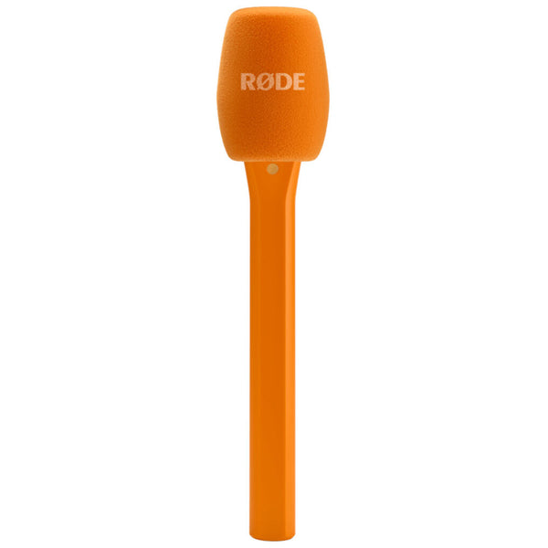 Rode Interview Micro Handheld Mic Adapter for Wireless Clip-On Transmitter - Orange