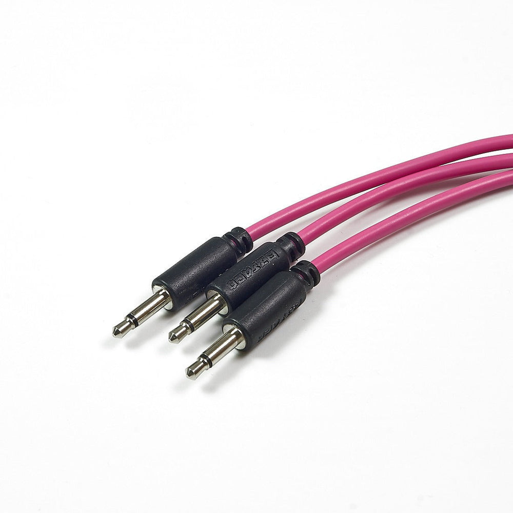 Befaco Patch Cable 300cm Pink 3 Pack