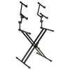 Quik Lok QL623 Double Braced Triple Tier Keyboard Stand Black