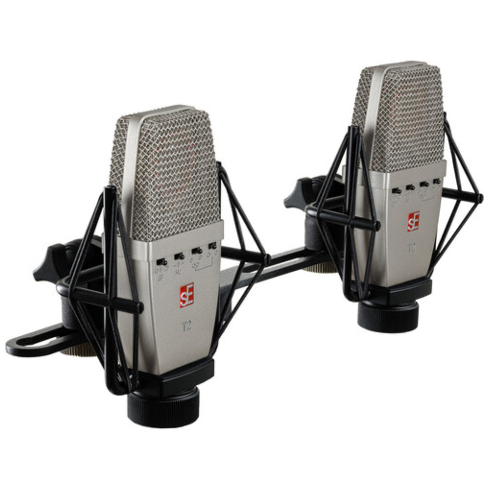 SE Electronics T2 Matched Pair with Mount & Case
