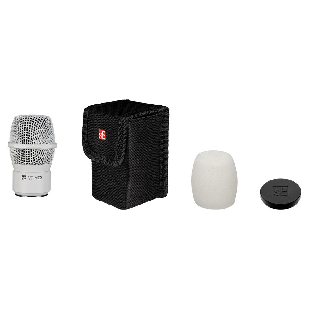 Capsule SE Electronics V7 MC2 pour Sennheiser et pochette – Blanc