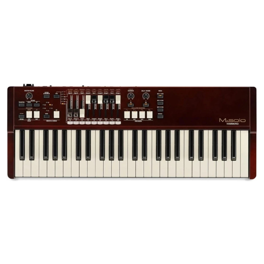 Clavier portable Hammond M-Solo 49 touches - Bordeaux