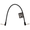 Ernie Ball 6440EB Flex Patch Cable 12in - Black