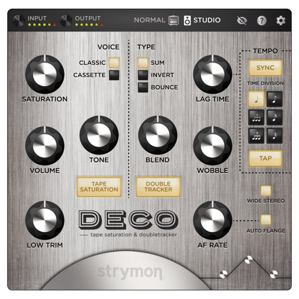 Strymon Deco Tape Saturation and Doubletracker Plug-in