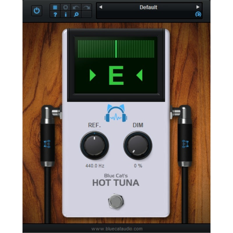 Blue Cat Hot Tuna - Simple yet powerful guitar tuner plug-in