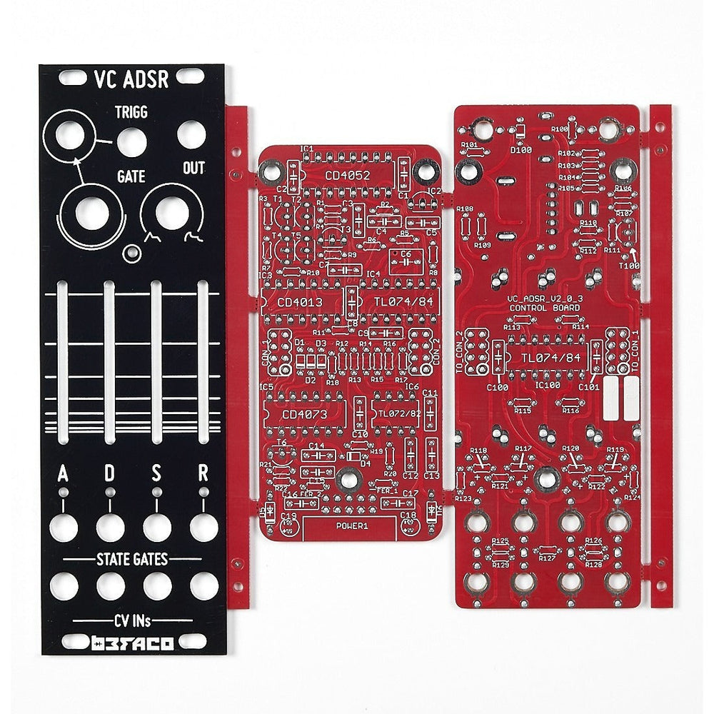 Befaco VC ADSR PCB & Panel Set