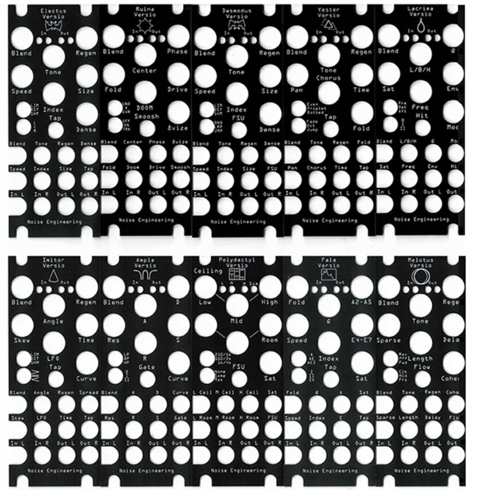 Noise Engineering Versio Overlay Pack10 - Black