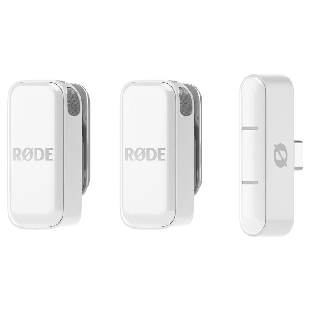 Rode Wireless Micro Ultra-Compact Dual Wireless Mic USB-C - White