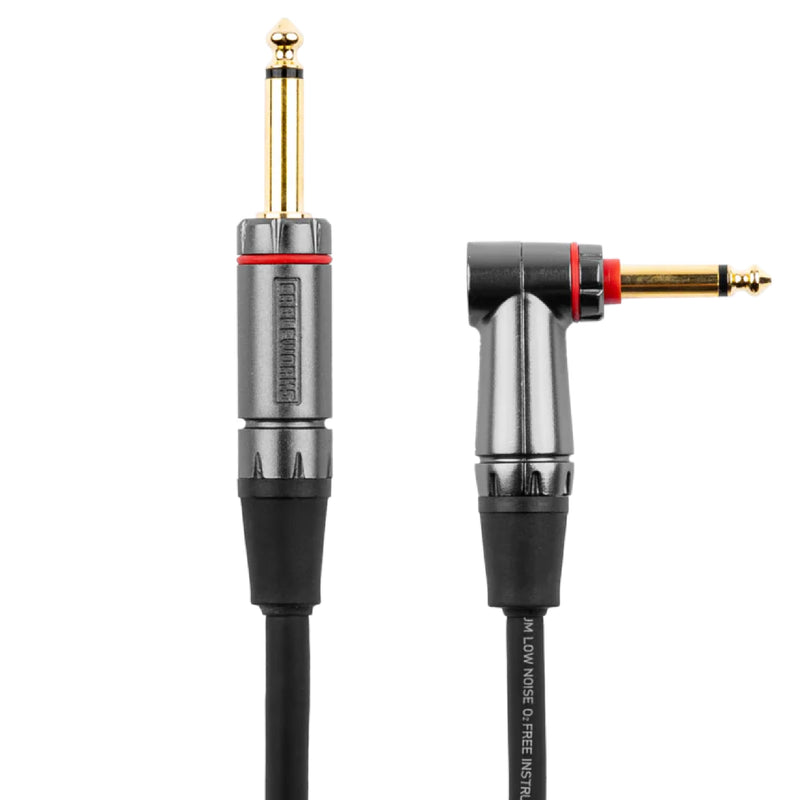 Gator GCWH-INS-10RAQT Strt To Ra Instrument Cable 10Ft