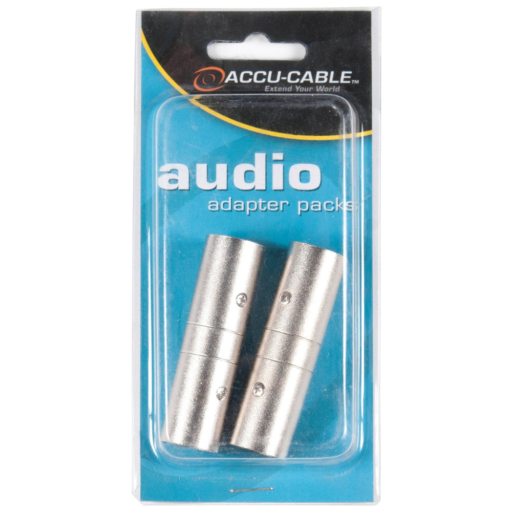 American DJ 3 Pin XLRM to XLRM Adapter (2 Pack)