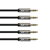 1010Music TRS Patch Cable 60CM 3.5MM 5 Pack