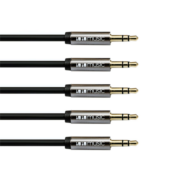 1010Music TRS Patch Cable 60CM 3.5MM 5 Pack