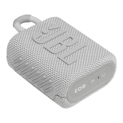 JBL GO3 White Waterproof Portable Speaker