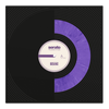 SERATO 12 INCH CONTROL VINYL PRESSING PURPLE RANE X