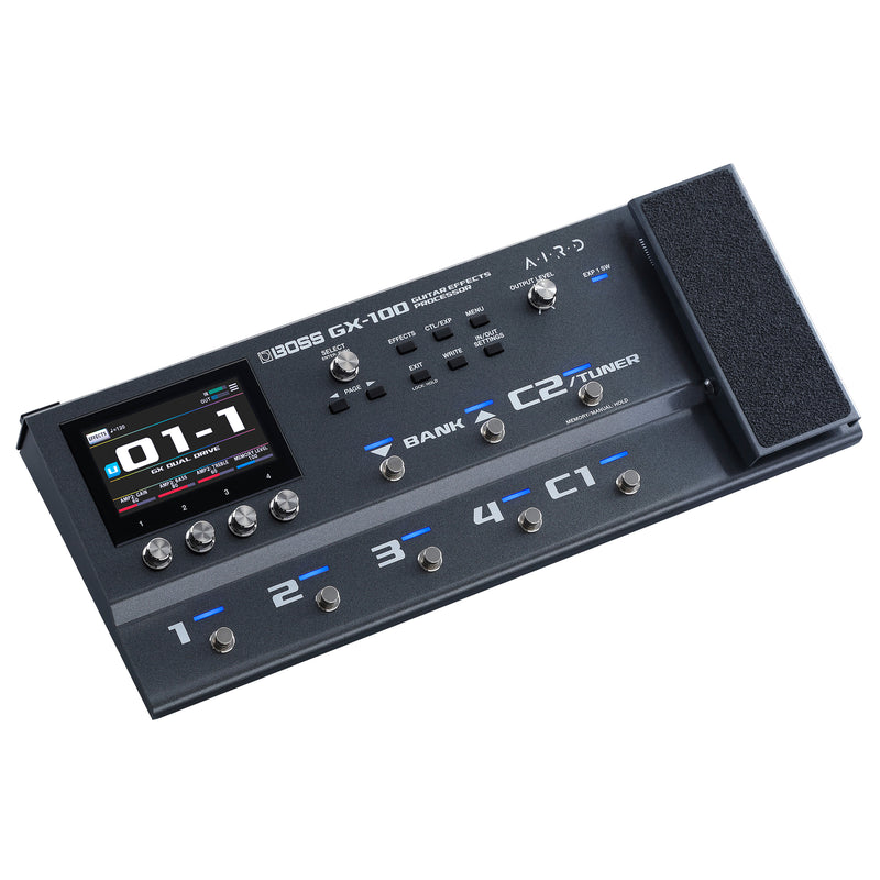 BOSS GX-100 Processeur d'effets pour guitare avec écran tactile