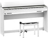 ROLAND DIGITAL PIANO WHITE W/BENCH