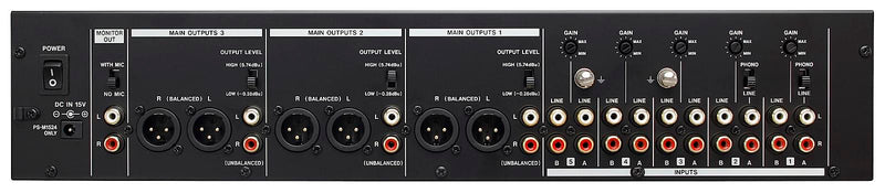 Tascam MZ-223 5-Channel Rackmount Multizone Mixer