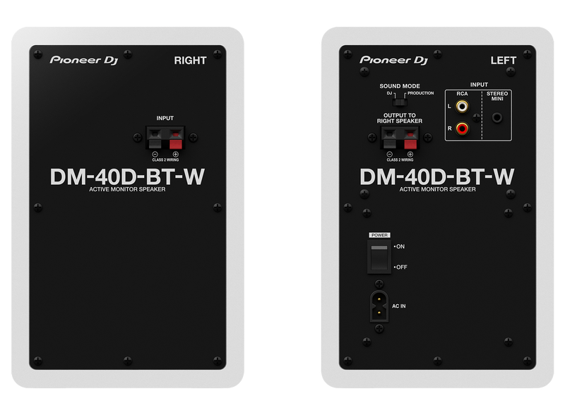 Pioneer DJ DM-40D-BT-W Speakers